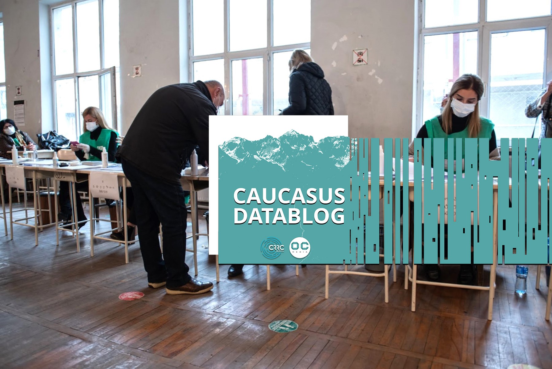 Voting at an election centre in Tbilisi in October 2021. Photo: Mariam Nikuradze / OC Media