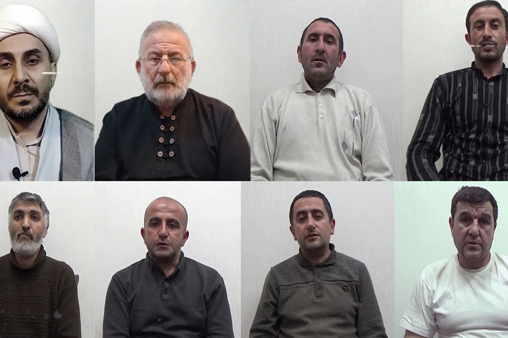 Azerbaijani authorities released images of several of those arrested.