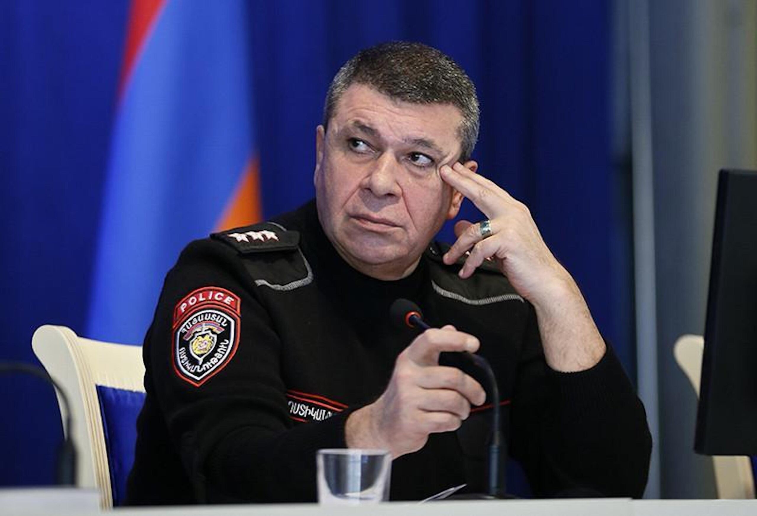 Vladimir Gasparyan, former Armenian police chief. Image via Hetq.