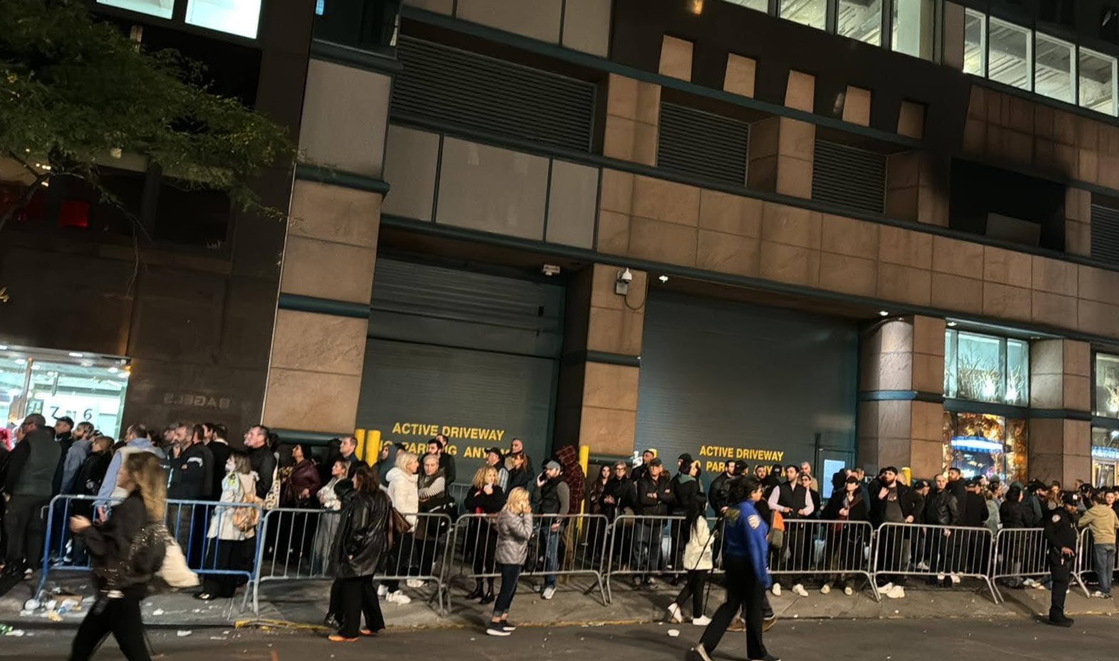 A line of Georgian nationals waiting to vote in New York. Image: courtesy of Natia Saralidze.