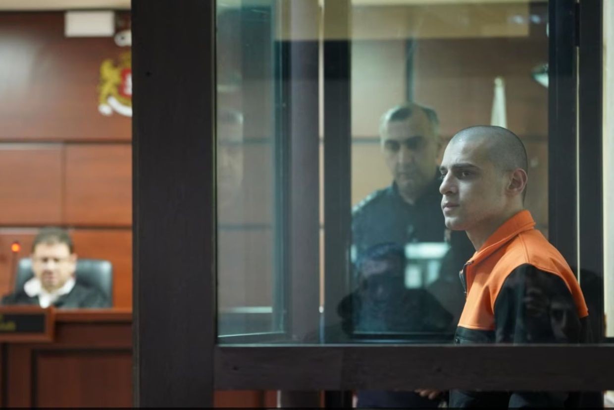 Pridon Bubuteishvili at the court hearing. Photo: RFE/RL.