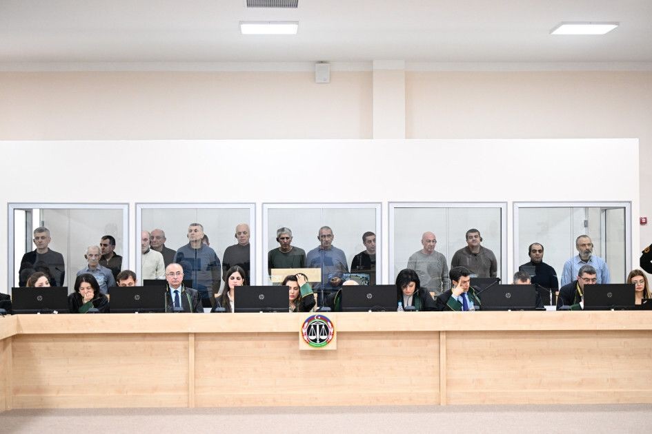 The trial of Nagorno-Karabakh Armenians in Azerbaijan. Photo: APA.