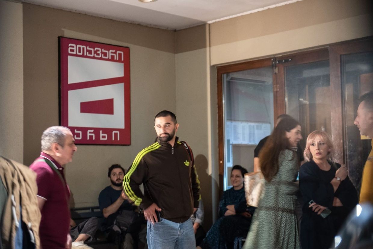 Mtavari’s office in Tbilisi. Photo: Mariam Nikuradze/OC Media.