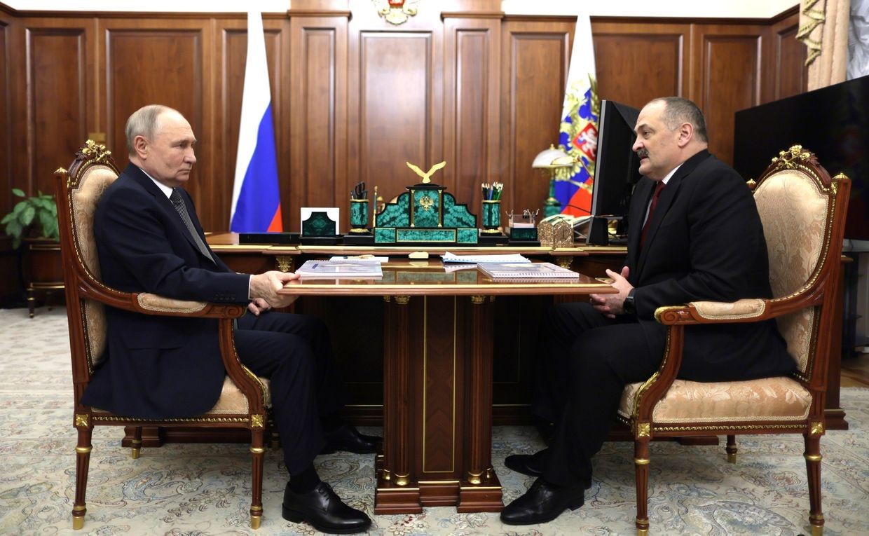 Vladimir Putin and Sergei Melikov. Photo: kremlin.ru