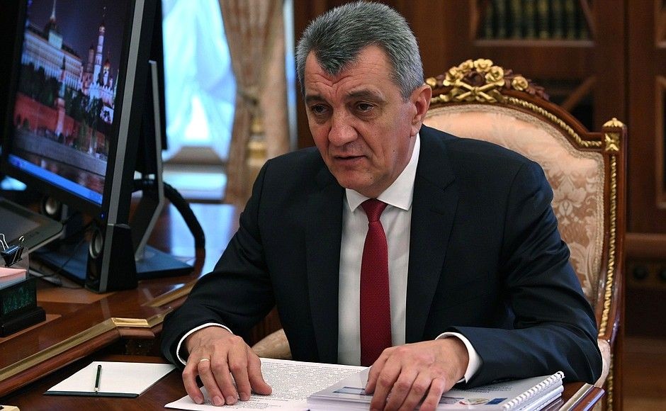 North Ossetia Head Sergei Menyailo. Official photo.