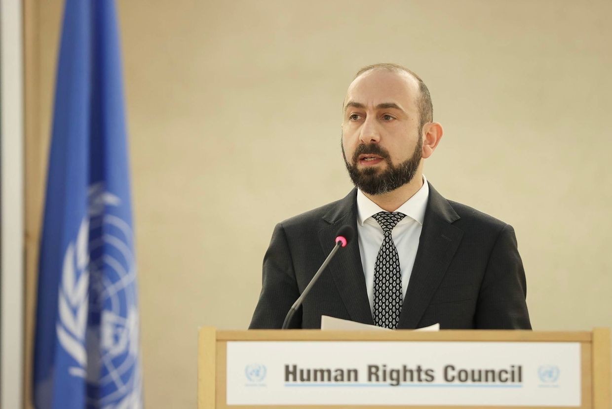 Armenian Foreign Minister Ararat Mirzoyan. Official photo.