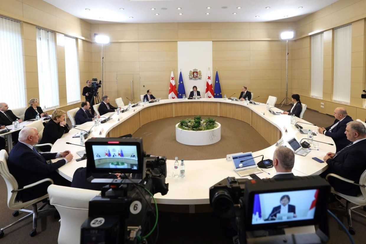 A government session. Photo: Irakli Kobakhidze/Facebook.