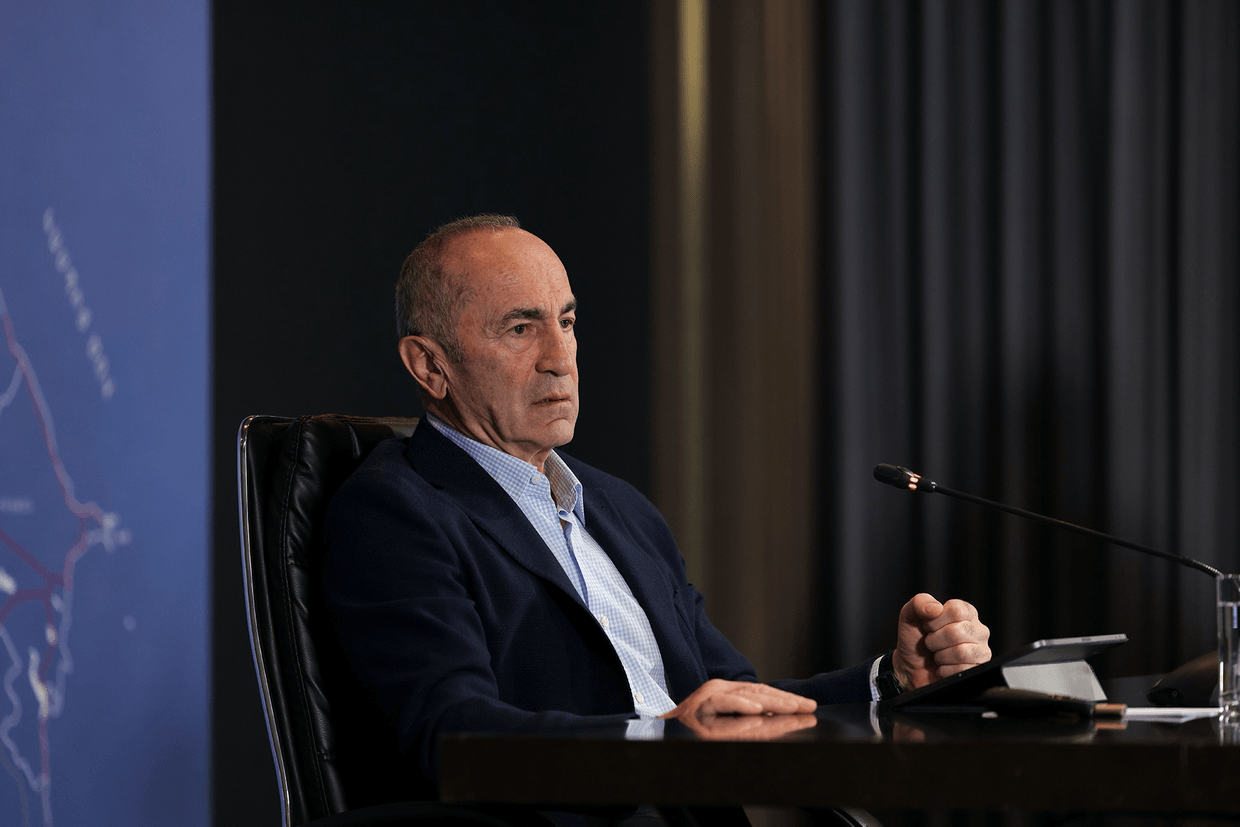 Robert Kocharyan, Armenia’s second president. Photo via social media.