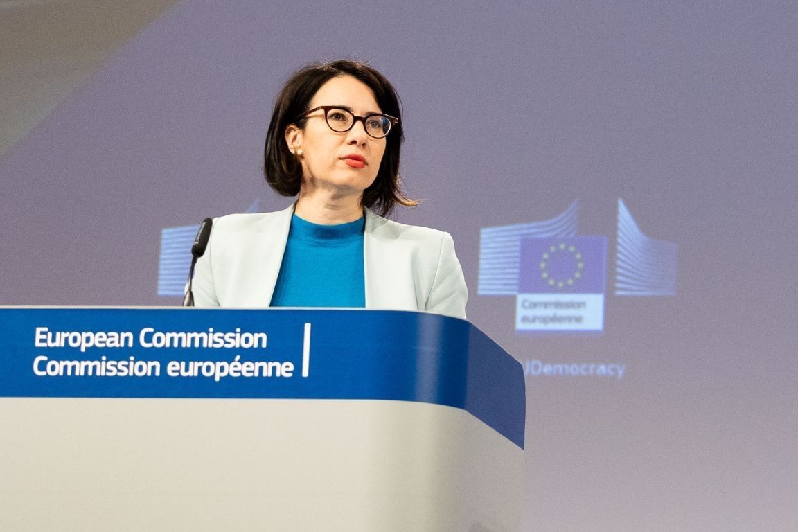 Lead EU spokesperson for Foreign Affairs and Security Policy Anitta Hipper. Photo via Armenpress.