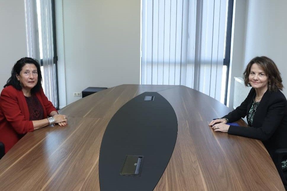 Meeting between Salome Zourabichvili and Robin Dunnigan. Official photo