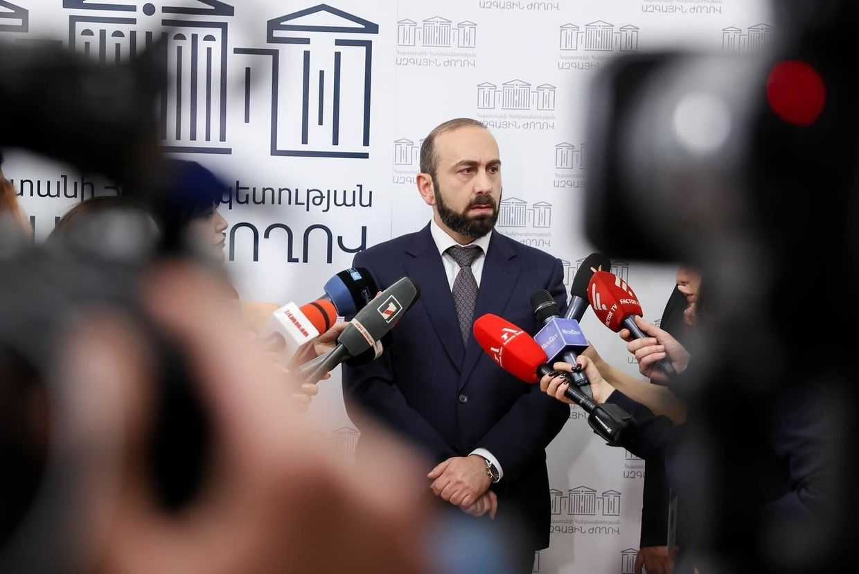 Armenian Foreign Minister Ararat Mirzoyan. Official photo.