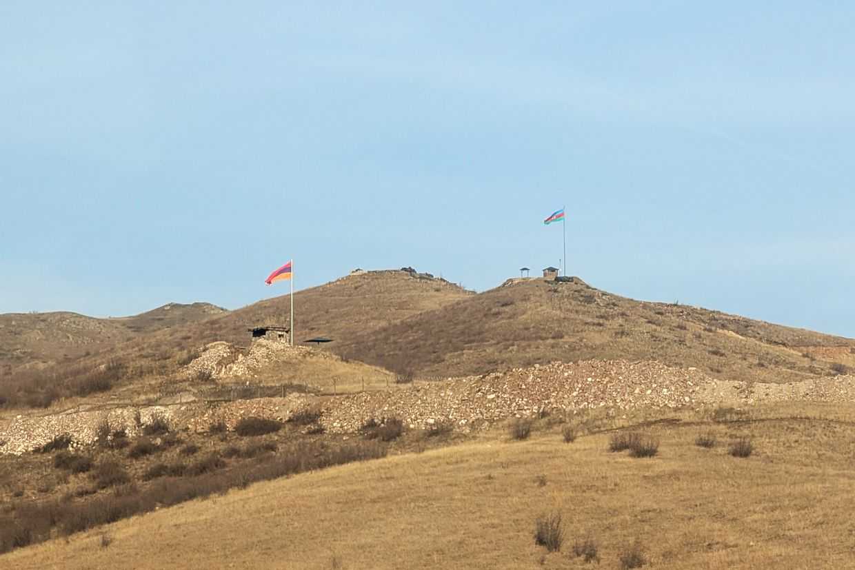 A section of the Armenian–Azerbaijani border near Kirants. Photo: Basel Hindeleh/OC Media.