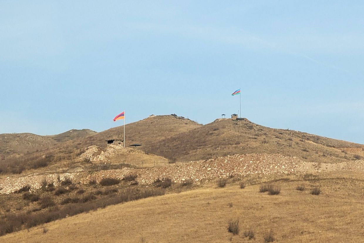 A section of the Armenian–Azerbaijani border near Kirants. Photo: Basel Hindeleh/OC Media.