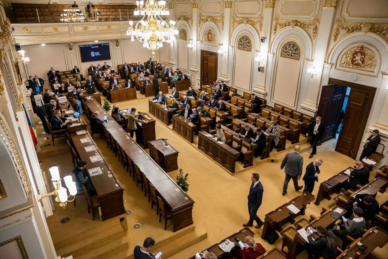 Czechia’s parliament. Photo via social media.