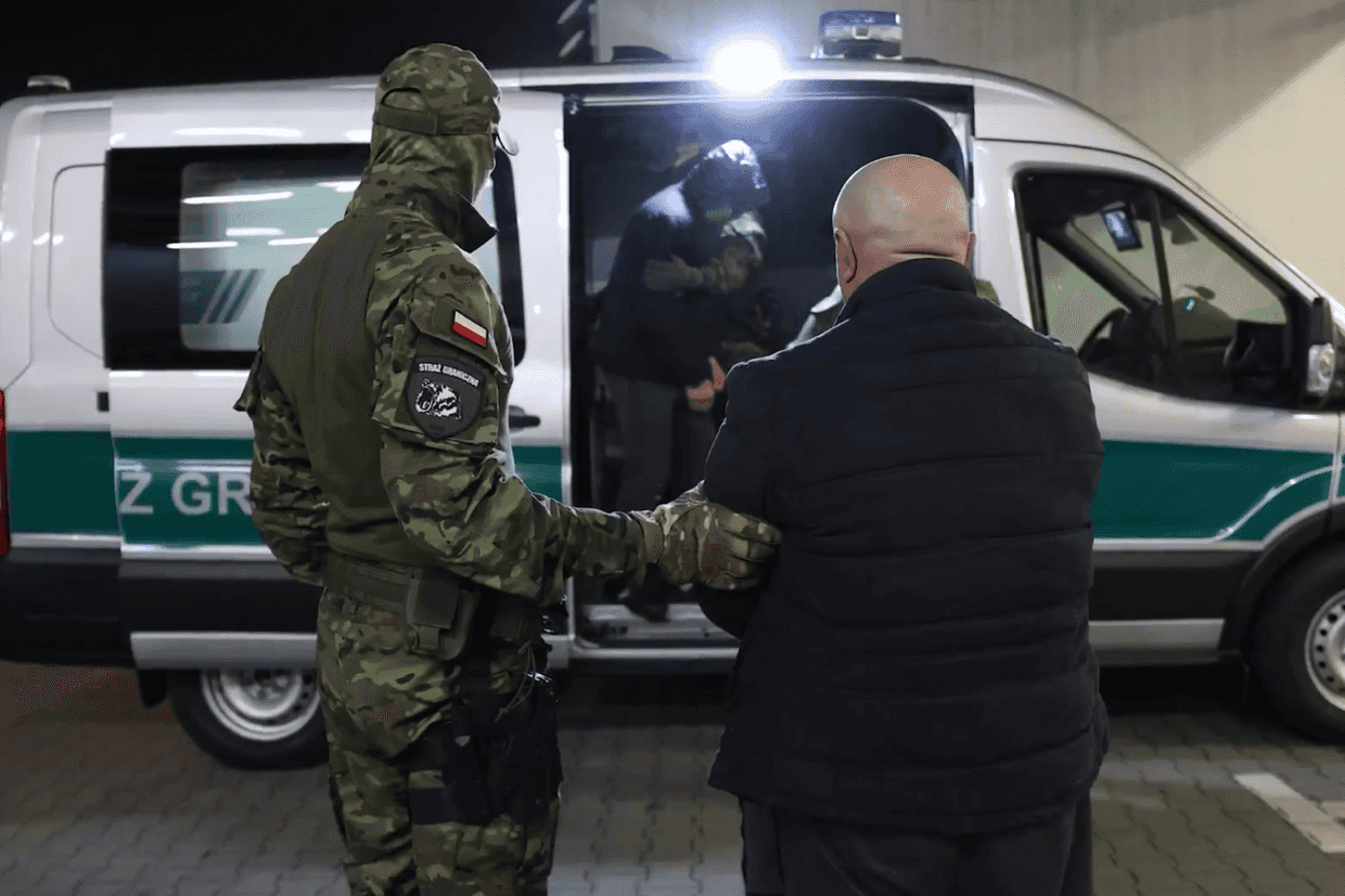 Screengrab from Polish Prime Minister Donald Tusk's video.