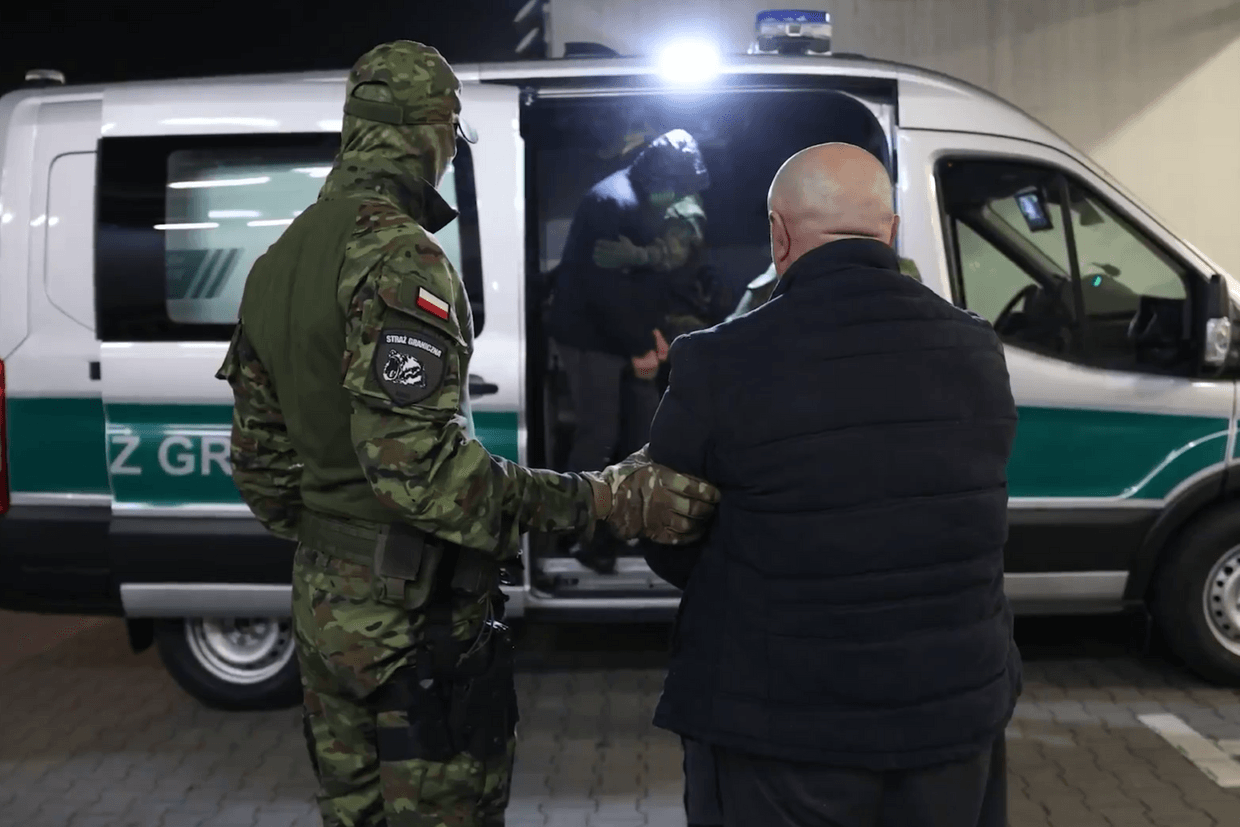 Screengrab from Polish Prime Minister Donald Tusk's video.