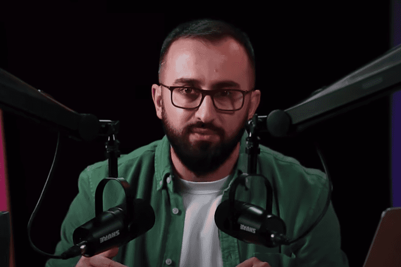 Luka Ekhvaia. Photo: screengrab from a video on the YouTube channel FucosKankara