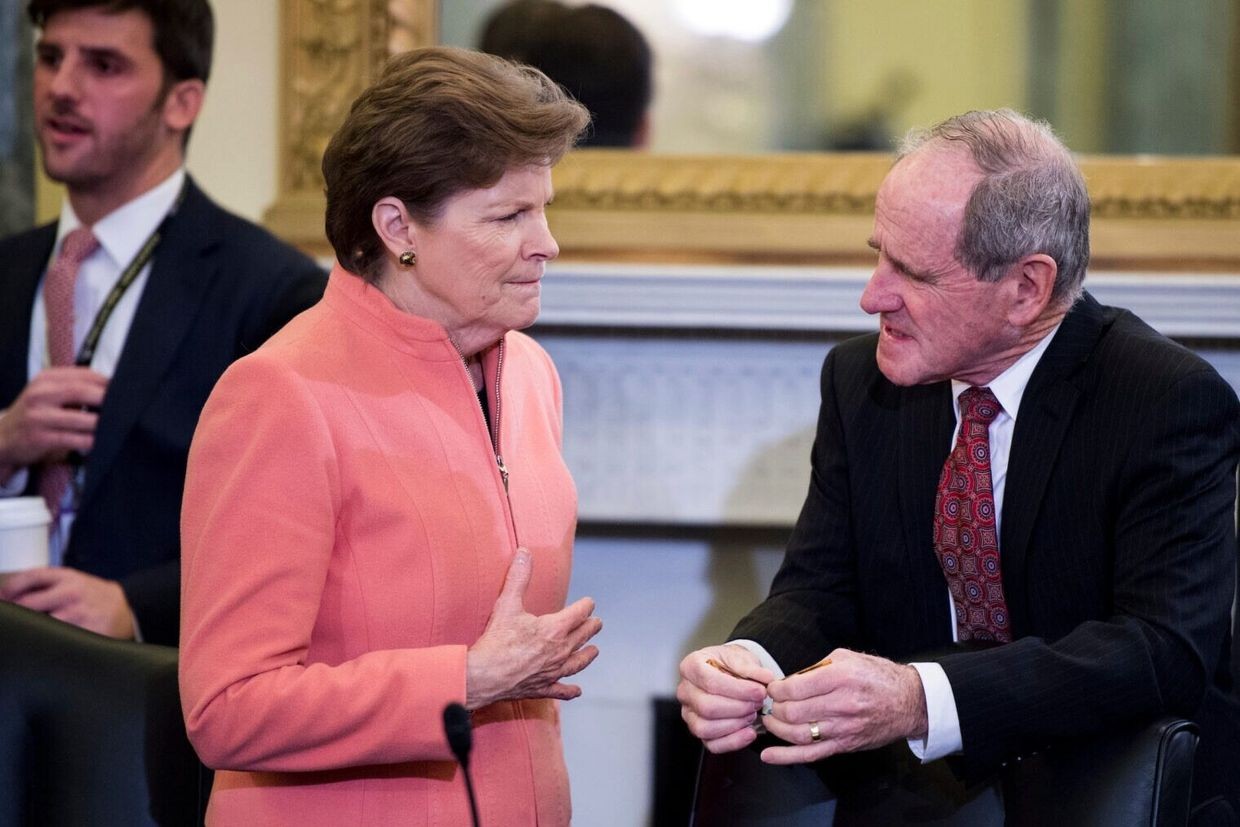 US Senators Jeanne Shaheen and Jim Risch. Photo: Bill Clark/CQ Roll Call.