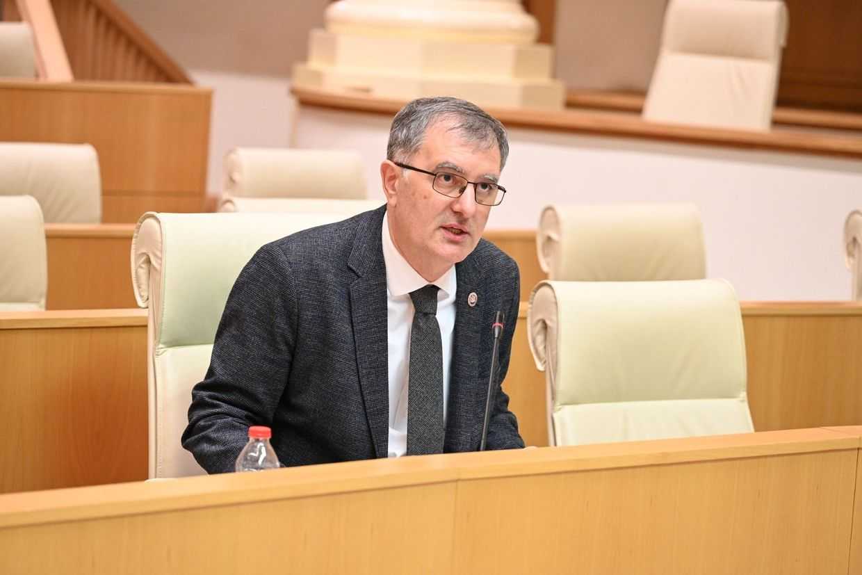 Sozar Subari. Photo: Parliament of Georgia/Facebook.