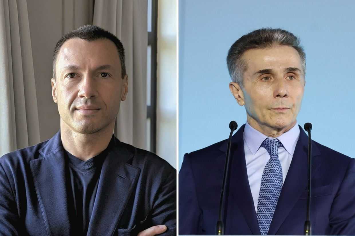 Giorgi Bachiashvili and Bidzina Ivanishvili.