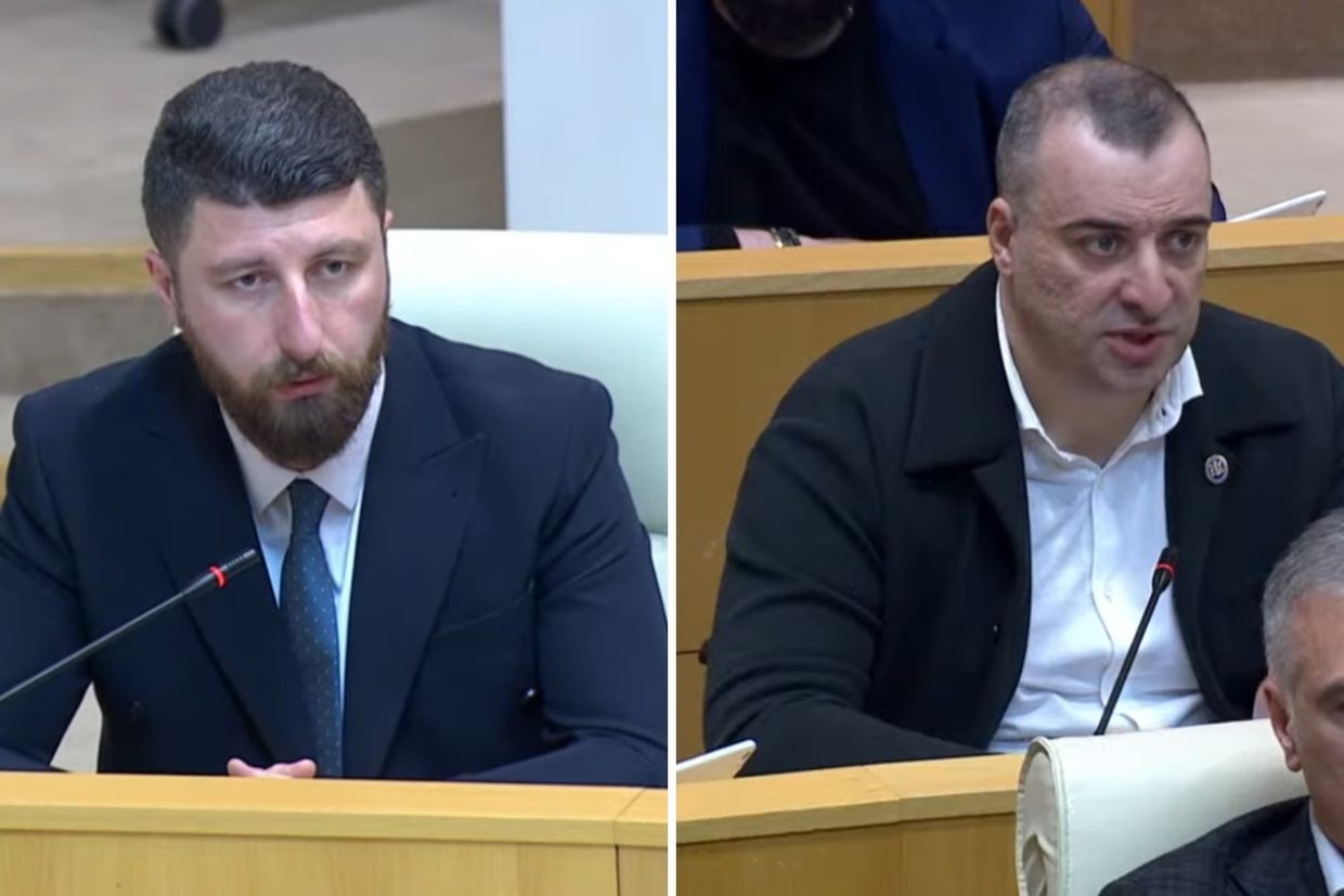 Archil Gorduladze (left) and Rati Ionatamishvili (right)