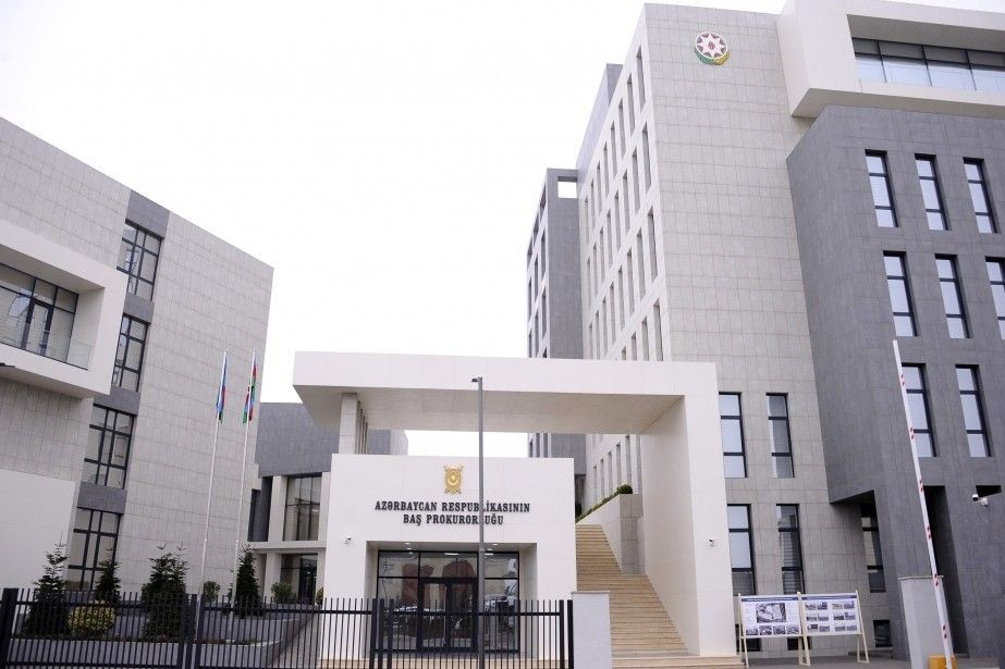 General Prosecutor's Office of Azerbaijan. Photo: AZERTAC