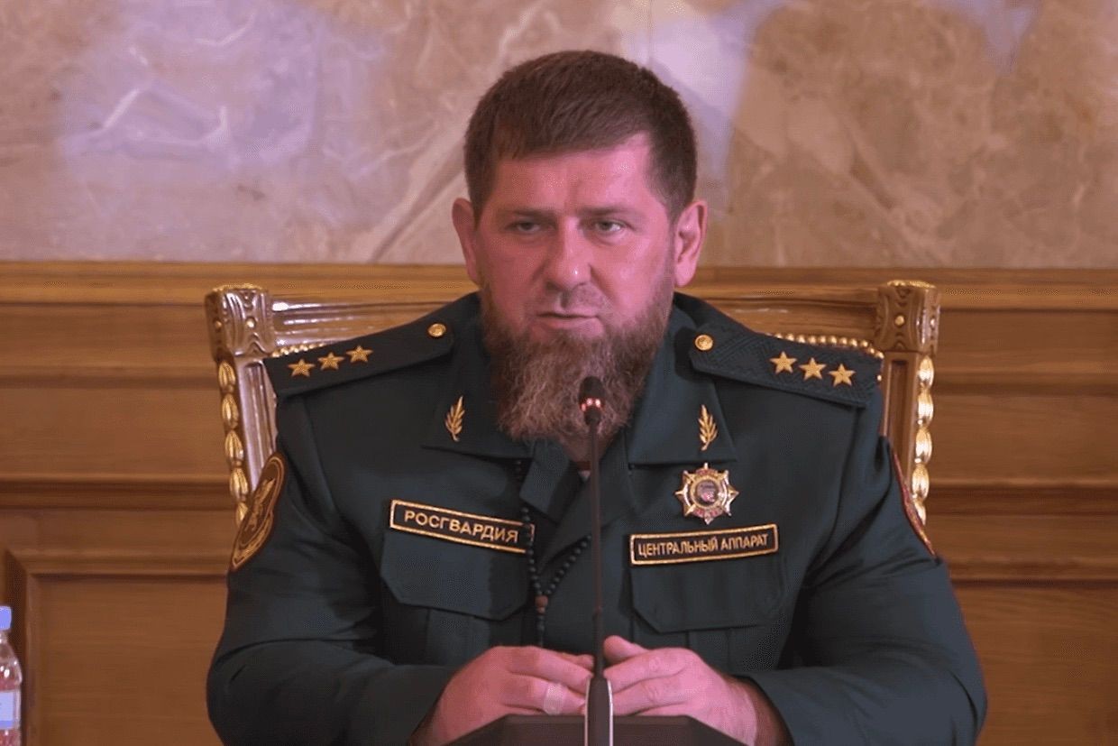 Ramzan Kadyrov. Screengrab from official video.