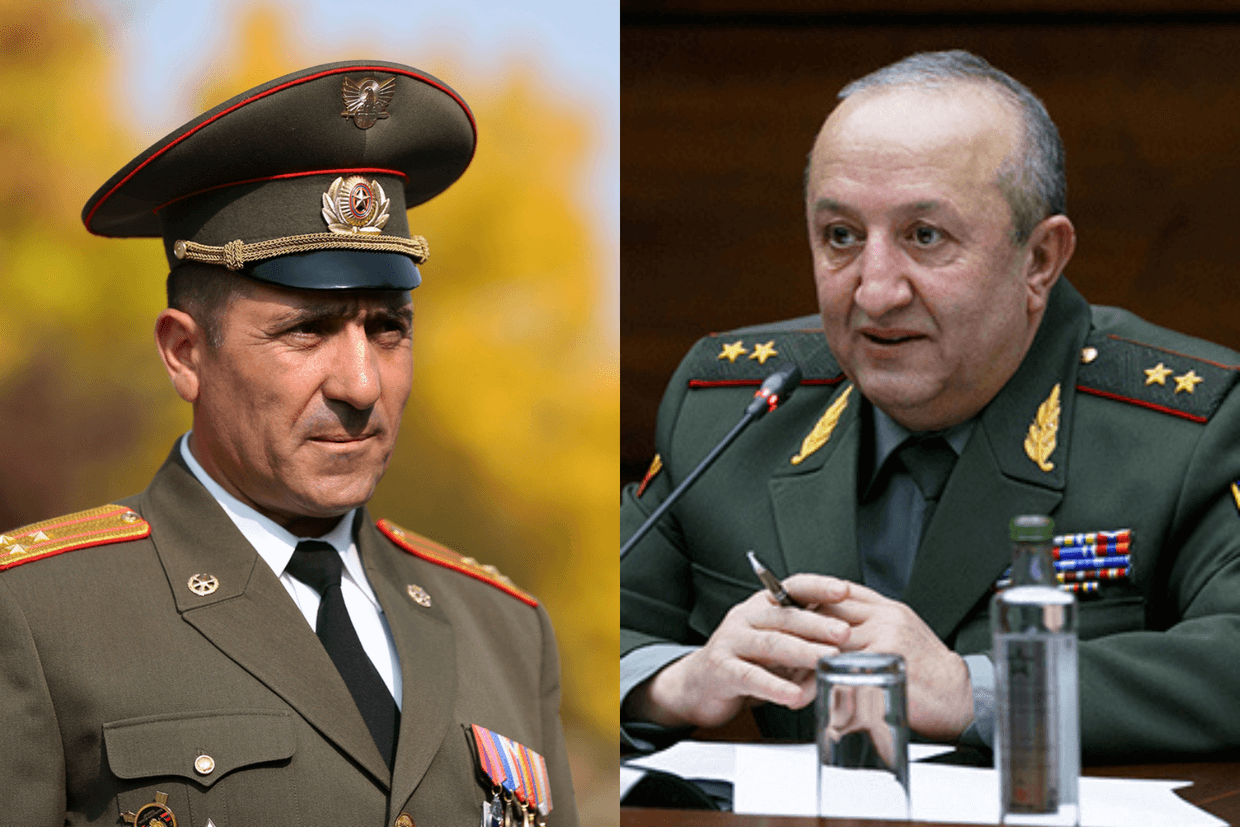 Armen Harutyunyan (left) and Movses Hakobyan (right).