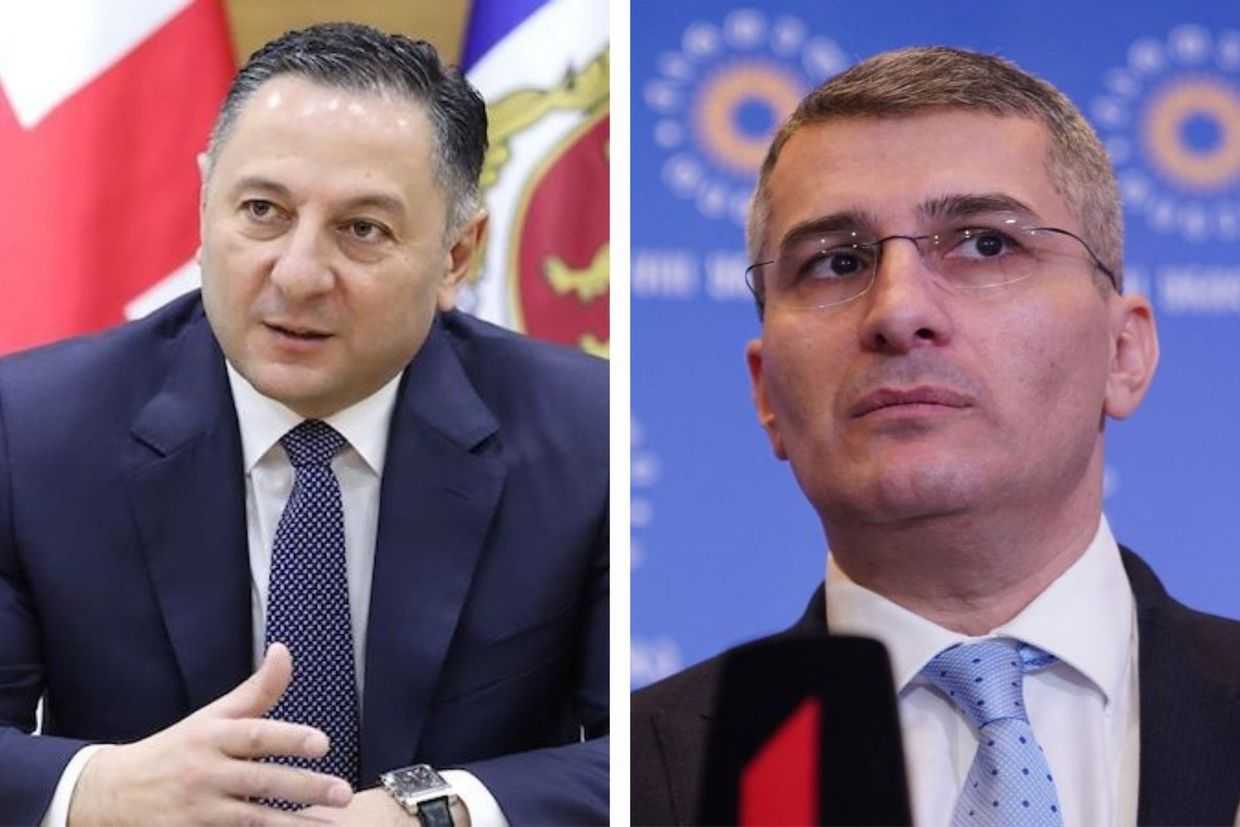 Vakhtang Gomelauri (left) and Mamuka Mdinaradze (right). Photos: Netgazeti and Publika.