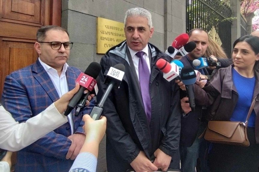 The members of the We Are Awake movement, Narek Malyan (left) and Egdar Ghazaryan (right). Photo: RFE/RL.