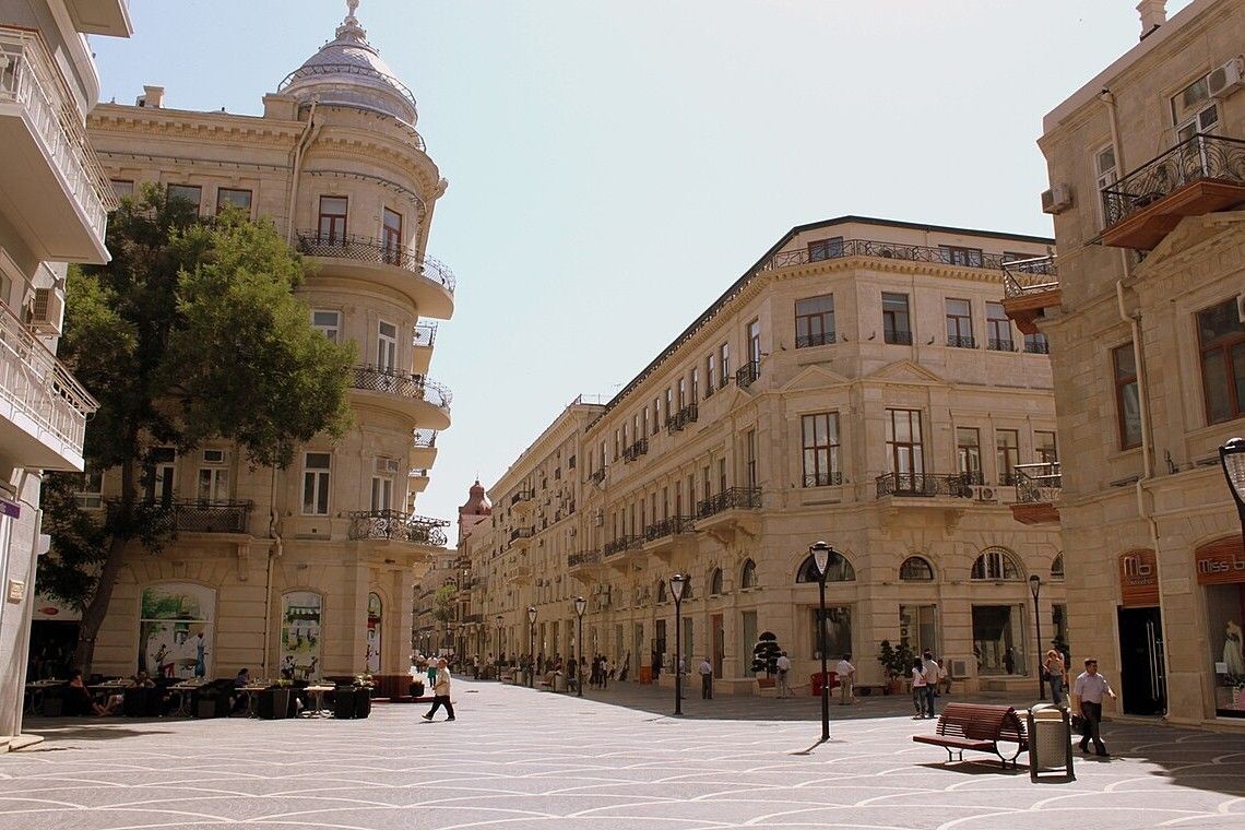 Baku's Nizami Street in the old city centre. For illustrative purposes. Photo: Wikimedia commons.