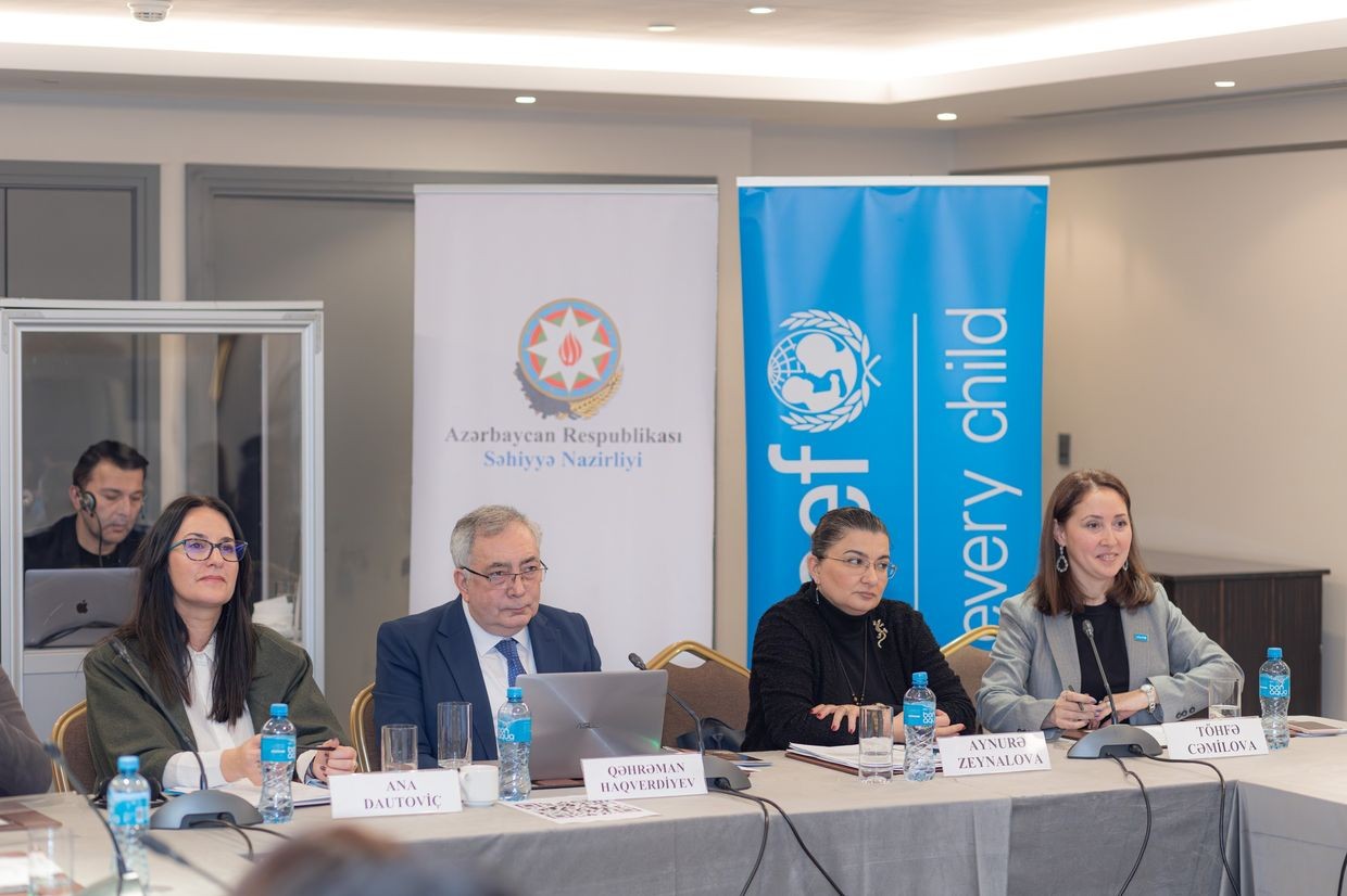 A UNICEF event in Azerbaijan. Photo: social media.