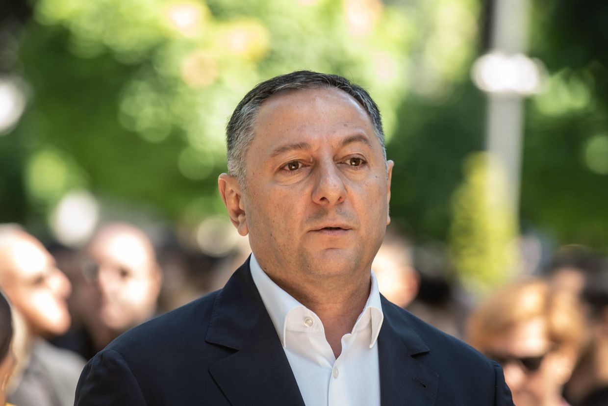 Georgian Interior Minister Vakhtang Gomelauri. Mariam Nikuradze / OC Media 