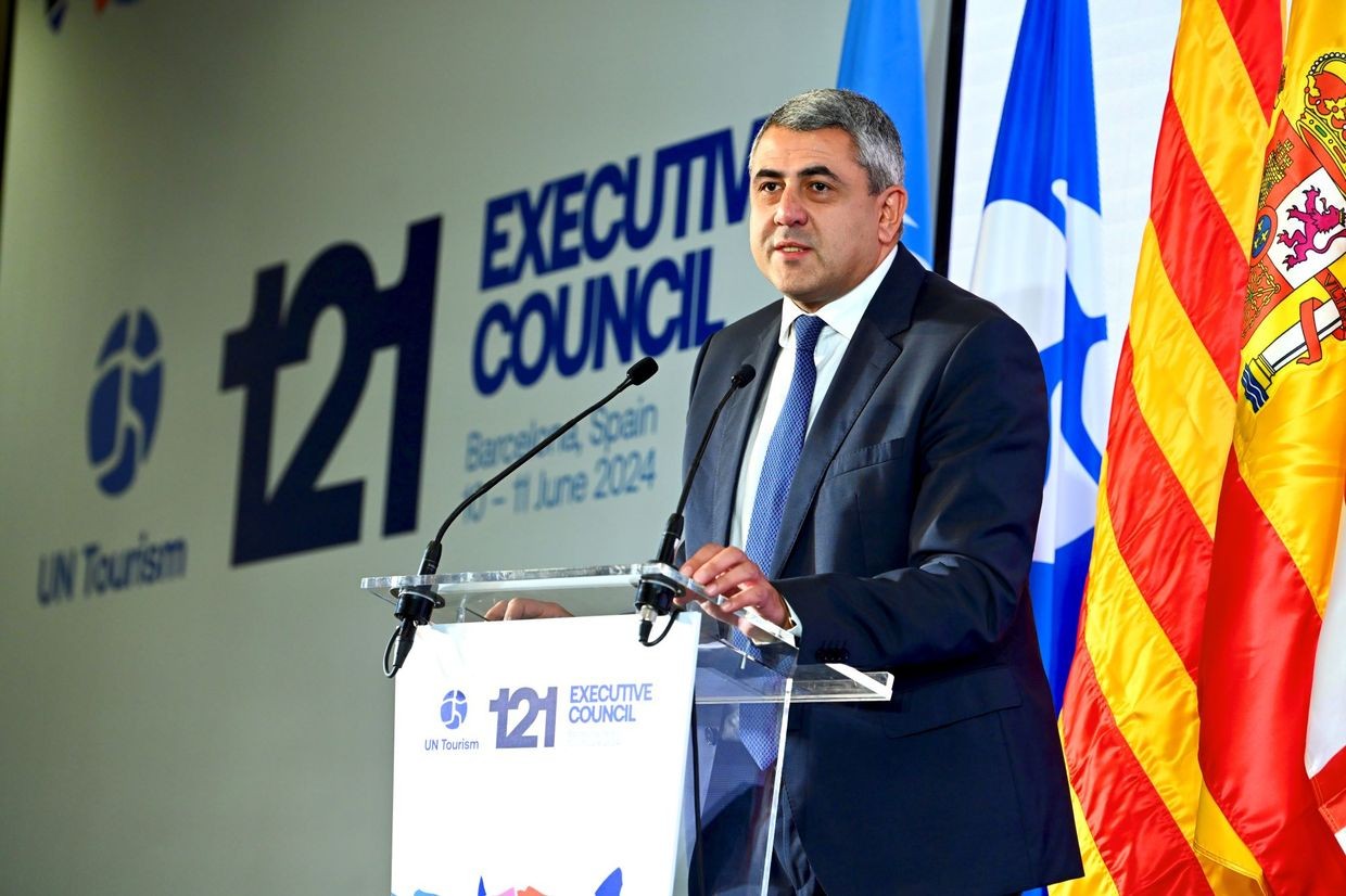 The Secretary-General of the UNWTO, Zurab Pololikashvili. Official photo.
