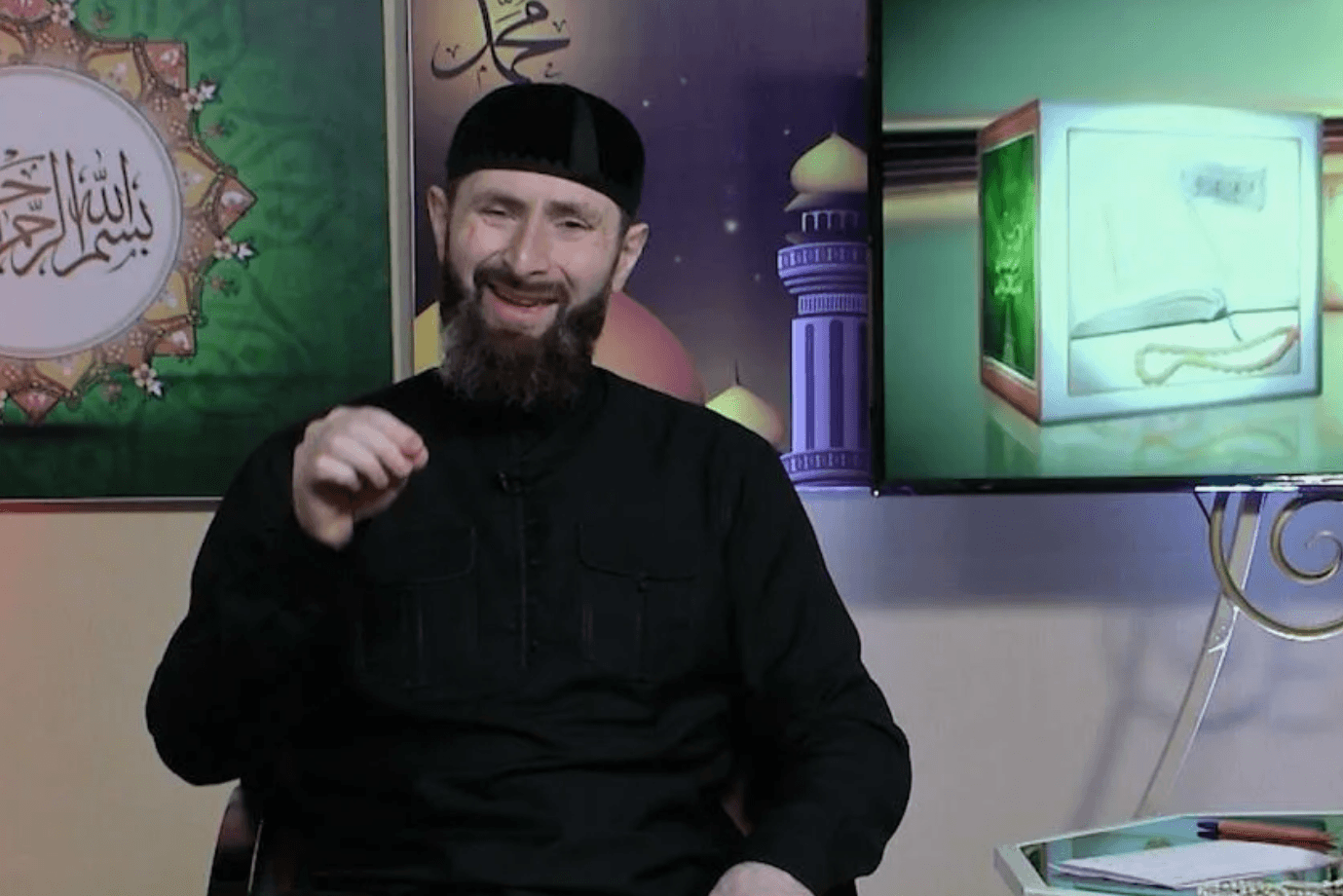 Adam Elzhurkaev. Screengrab from video.