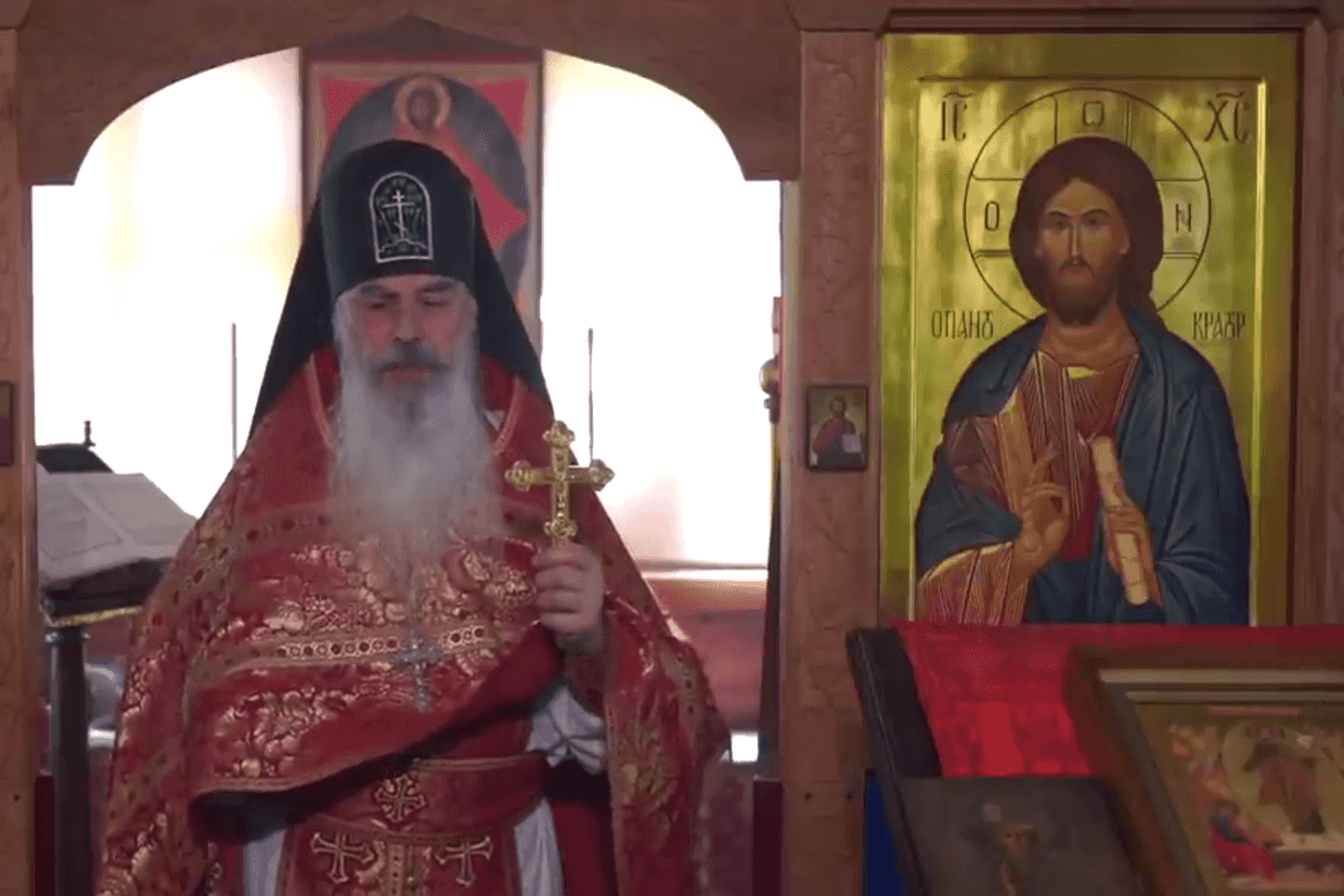 Schema-Archimandrite Gavriil. Screengrab from video.