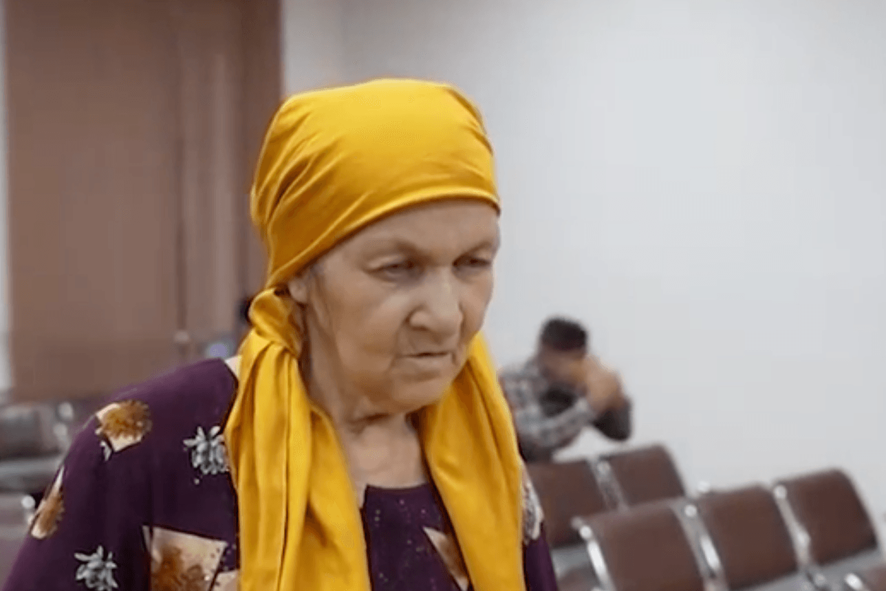 Zara Yakhyaeva. Screengrab from video.