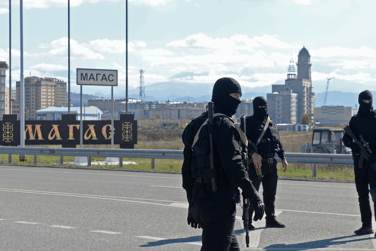Law enforcement officers in Ingushetia. Photo: RIA Novosti.