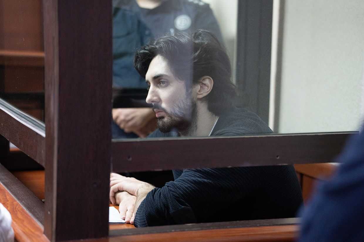 Denis Kulanin in court. Photo: Nini Kikvadze/Publika.