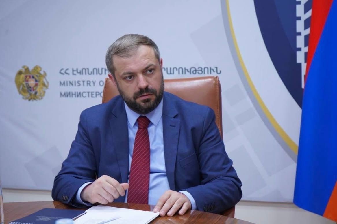 Gevorg Papoyan, Armenia's Minister of Economy. Official image.