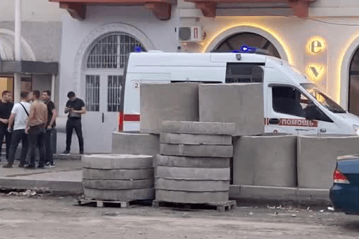 Crime scene. Photo: TASS.