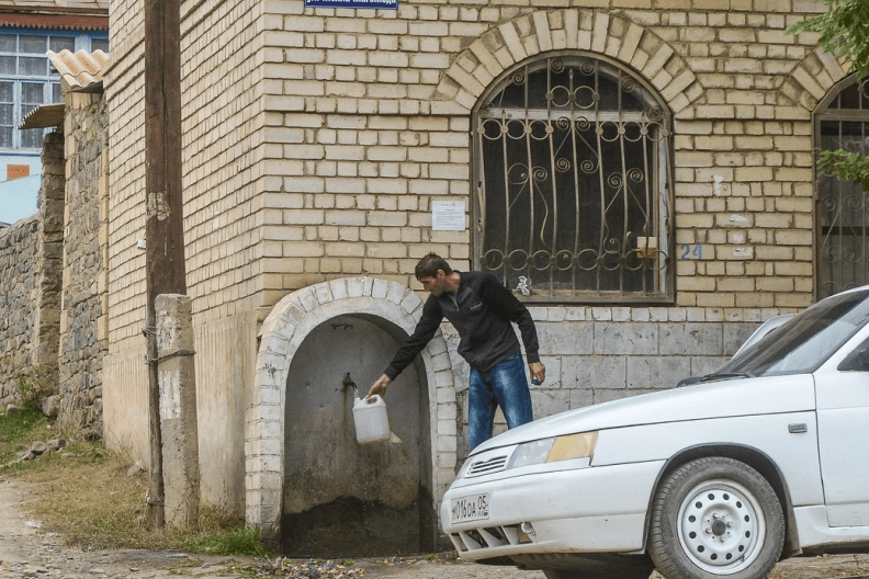 Water supply in Daghestan. Photo: RIA Novosti.