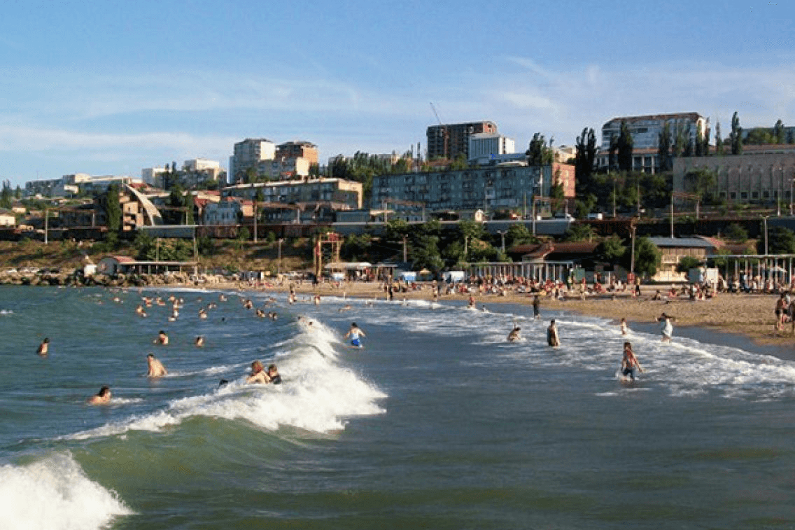 Caspian Sea in Makhachkala. Photo: Argumenty i Fakty.