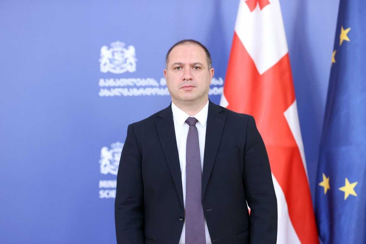 Georgian Education Minister Givi Mikanadze. Official photo.