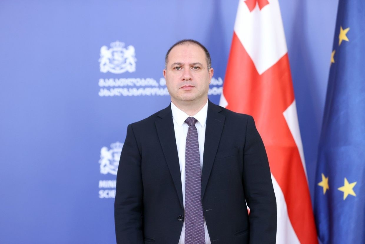 Georgian Education Minister Givi Mikanadze. Official photo.