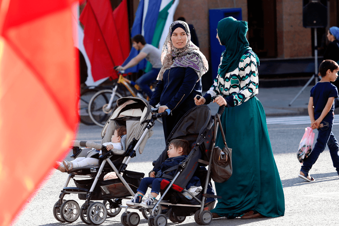 Street in Chchnya. Photo: TASS.