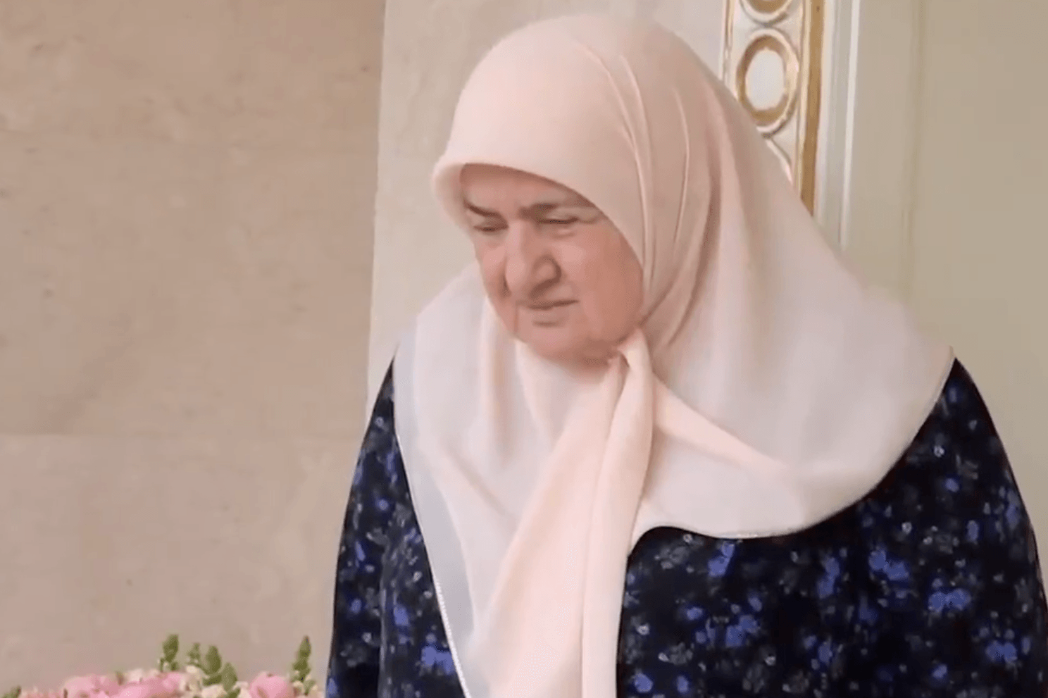 Aimani Kadyrova. Screengrab from video.