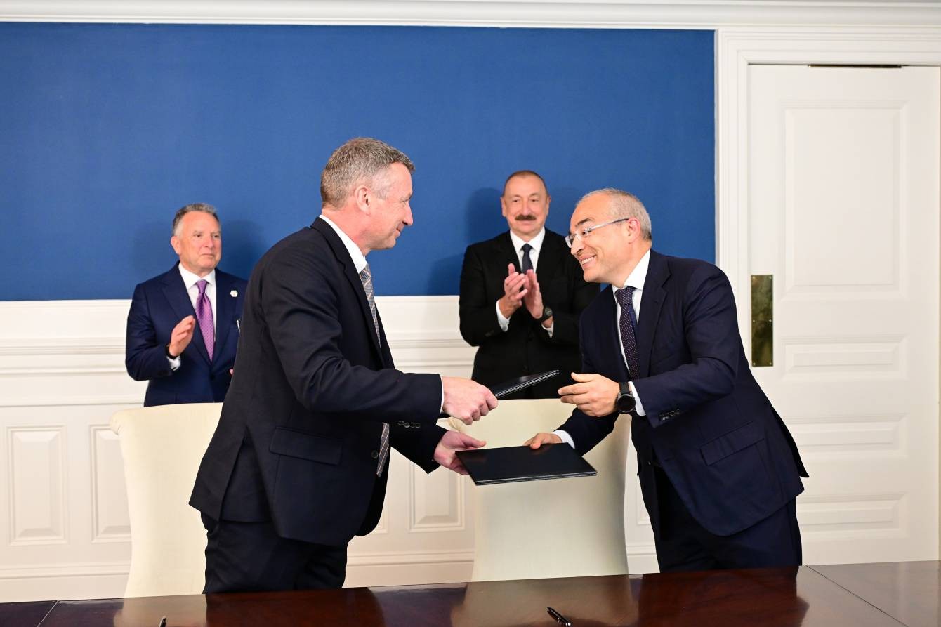 The State Oil Company of Azerbaijan (SOCAR) and ExxonMobil signed a second memorandum in Washington, US. Official photo.
