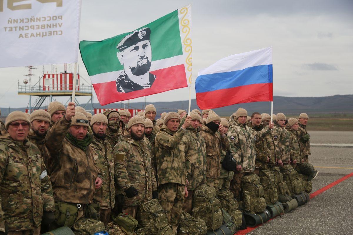 Military ‘volunteers’ from Chechnya. Photo via Chechnya Today.