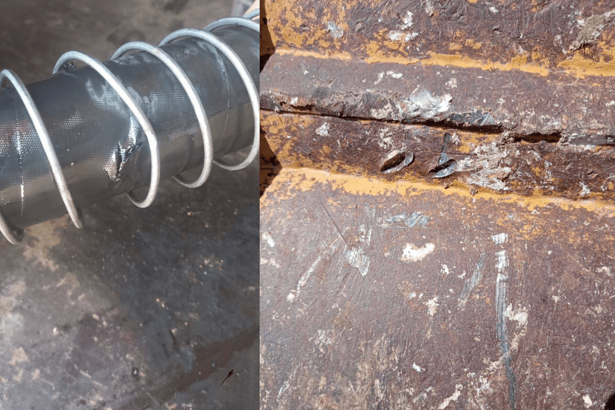 Damage to civilian infrastructure reportedly caused by Azerbaijani fire. Photo: Armenian Defence Ministry.